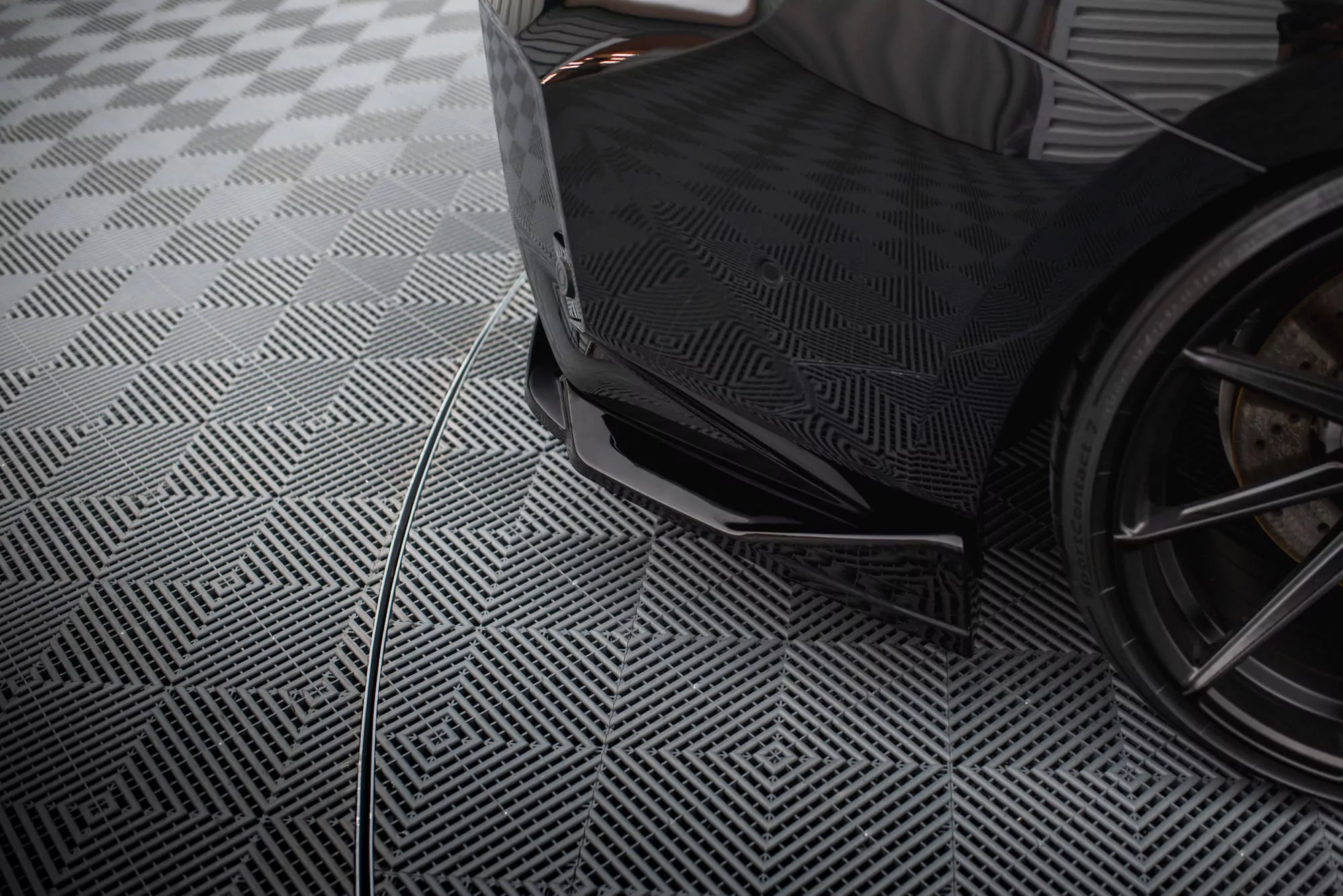 Heck Ansatz Flaps Diffusor V.4 Für (FĂĽr Heckansatz V.1) BMW M2 G87 Schwarz Hochglanz