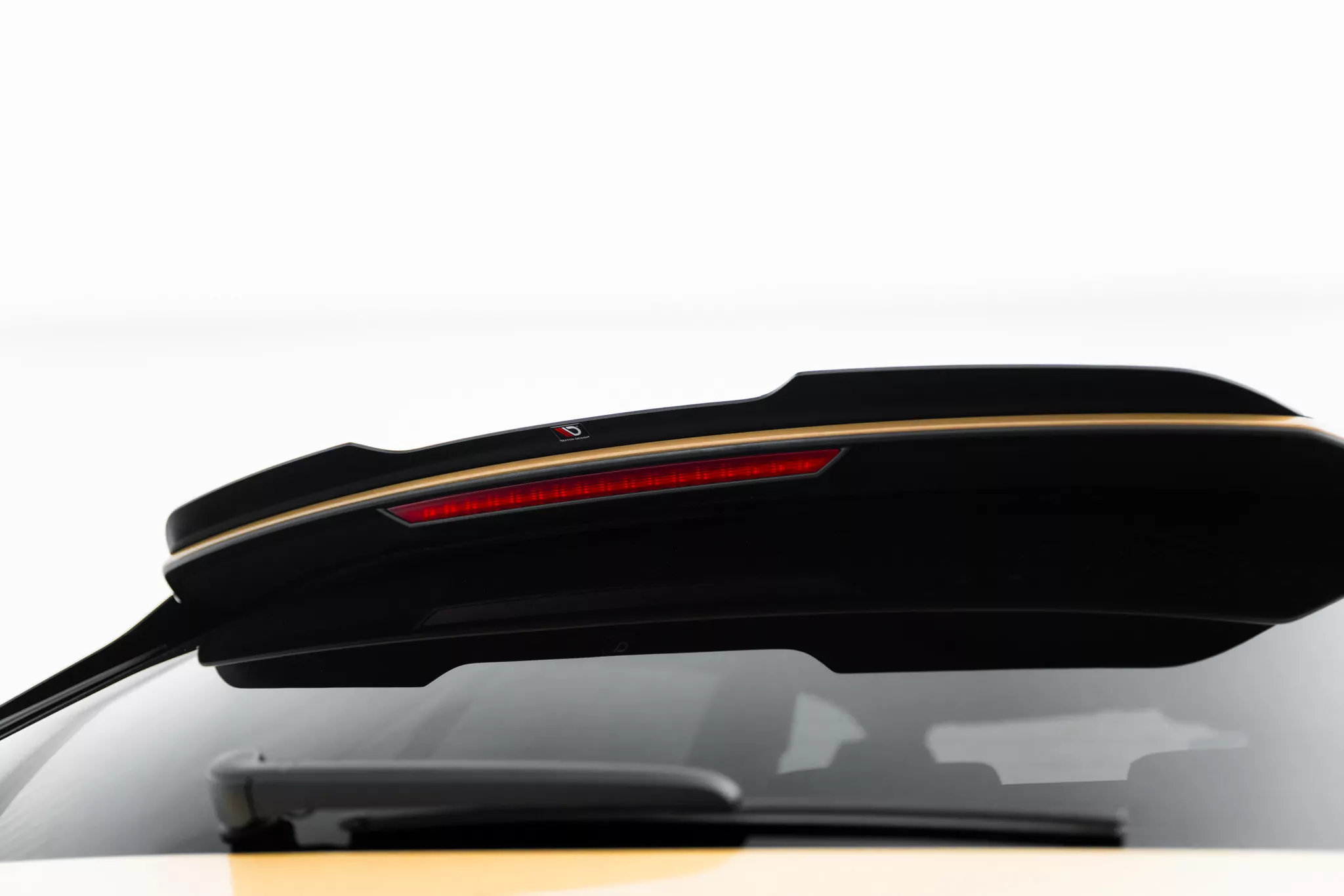 Spoiler CAP Passend Für V.1 Passend Für Audi Q8 S-line Schwarz Hochglanz Schwarz Hochglanz