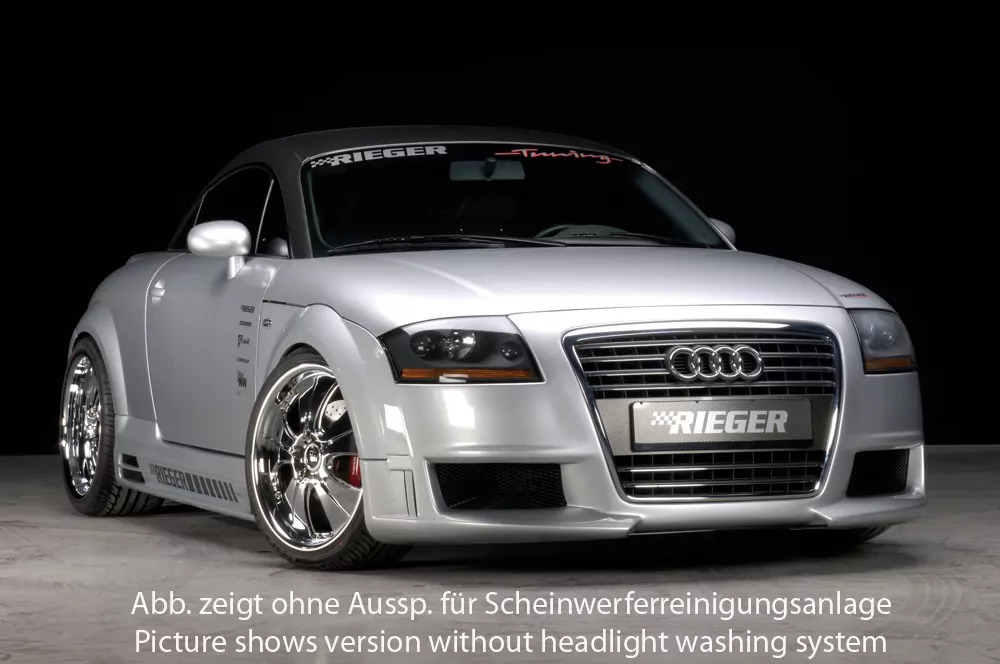 Rieger Spoilerstoßstange R-Frame für Audi TT (8N) - Coupé  Achtung: Grill muss separat bestellt werden! carbon optik