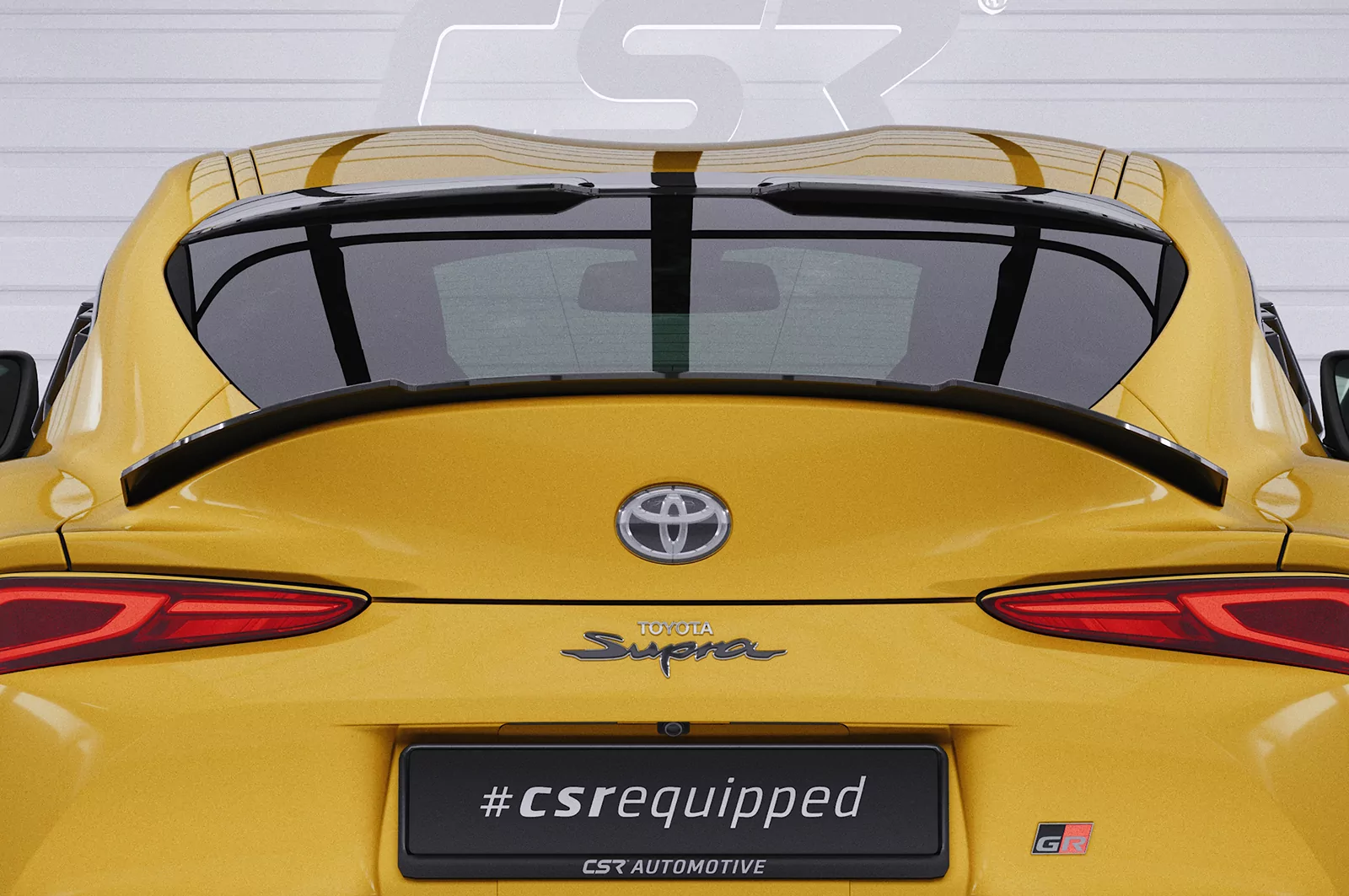 Heckflügel mit ABE für Toyota GR Supra (A90) HF719 Strukturiert (schwarz matt)