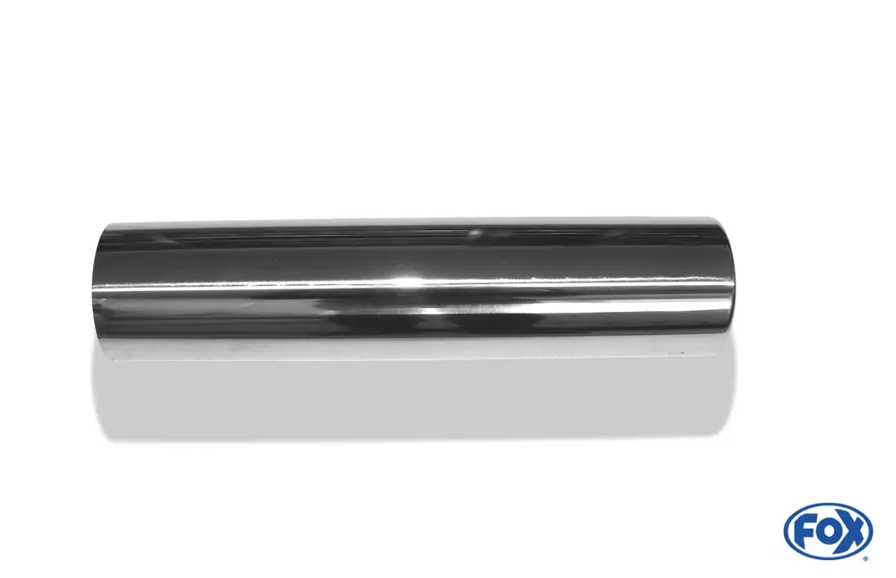 Anschweißendrohr Typ 13  Ø 70 mm / Länge: 300 mm  - rund / eingerollt / gerade / mit Absorber