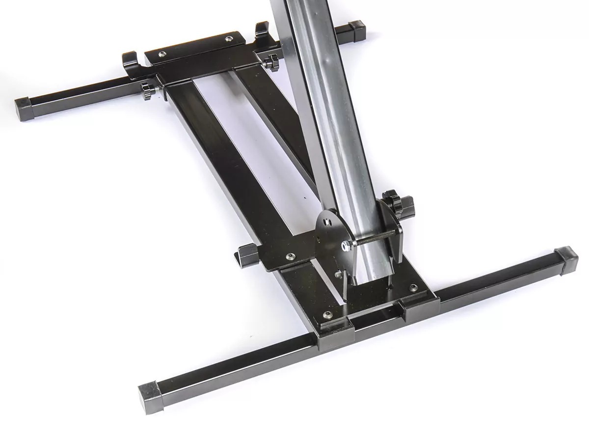 FK Lenkradhalterung Rennsimulator eGaming Lenkradgestell schwarz ohne Sitz