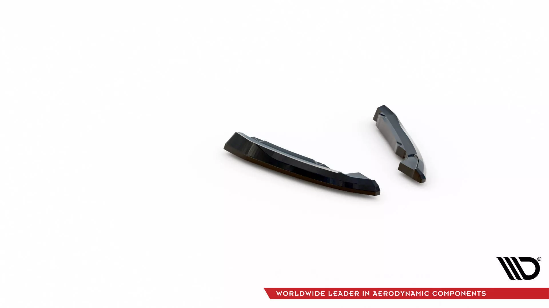 Heck Ansatz Flaps Diffusor V.1 Für Ford Edge Mk2 Schwarz Hochglanz