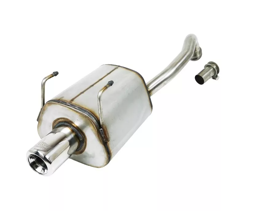 Ulter Sportauspuff für Fiat 500 2007-2015 1 Endrohr rund Ø80