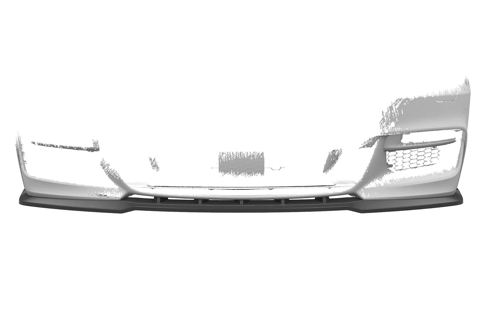 Cup-Spoilerlippe mit ABE für BMW 6er F12/F13/F06 CSL598 Schwarz Strukturiert