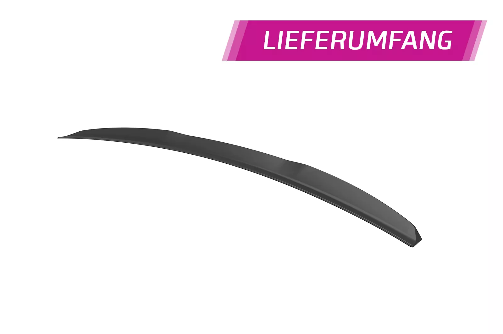 Heckflügel mit ABE für Jaguar XE (X760) HF131 Schwarz Strukturiert