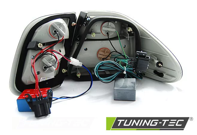 Led Tail Lights Smoke Fits Mercedes W208 Clk 03.97-04.02