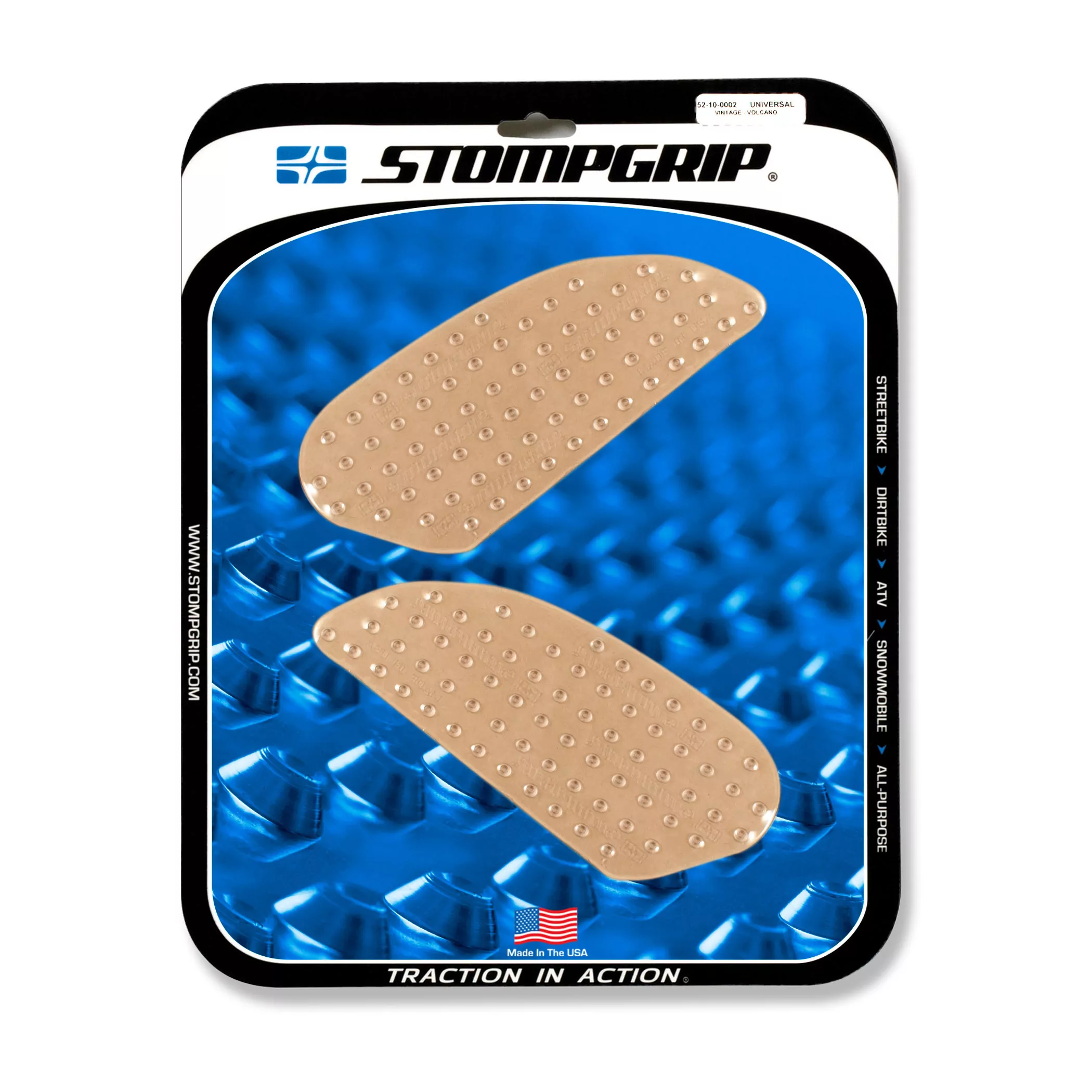 Stompgrip Traction Pad Volcano für Moto Guzzi V7 (alle Modelle) 08-20 Klar