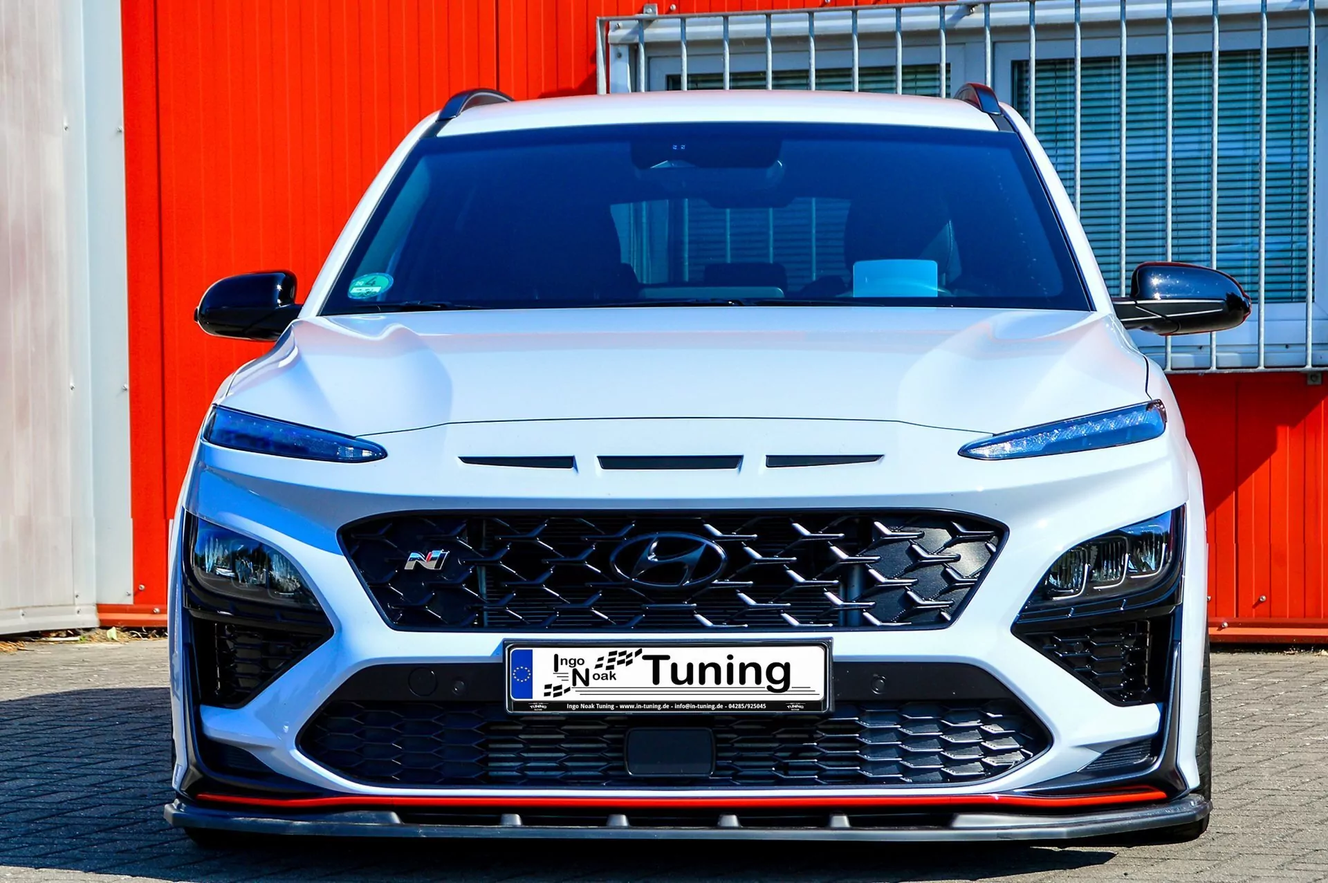 Cup Frontspoilerlippe für Hyundai Kona N + N-Line ab Bj.2020-