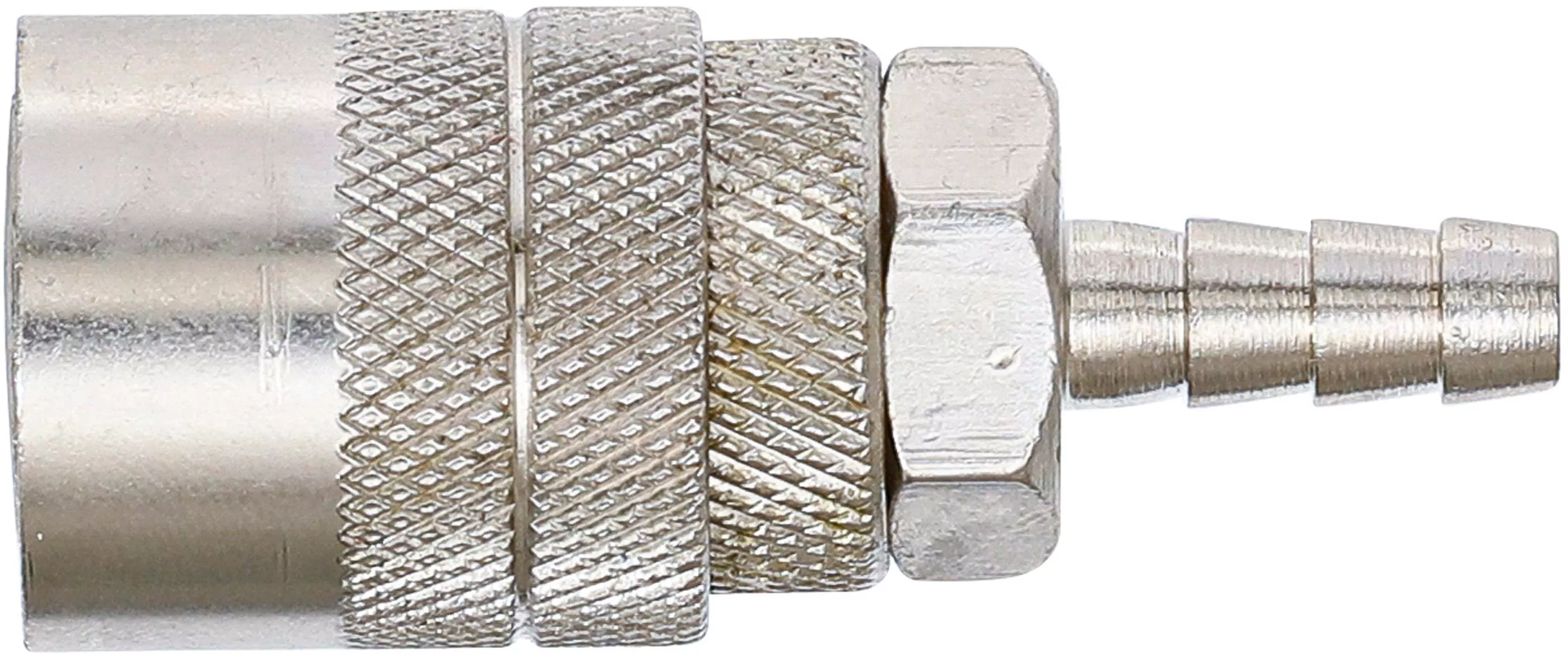 Druckluft-Schnellkupplung mit 6 mm Schlauchanschluss | für USA / Frankreich