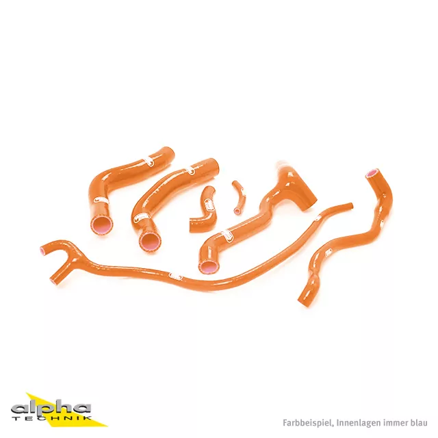 SAMCO SPORT Siliconschlauch Kit orange für Aprilia SMV750 Dorsoduro Modelljahr 2007-2017