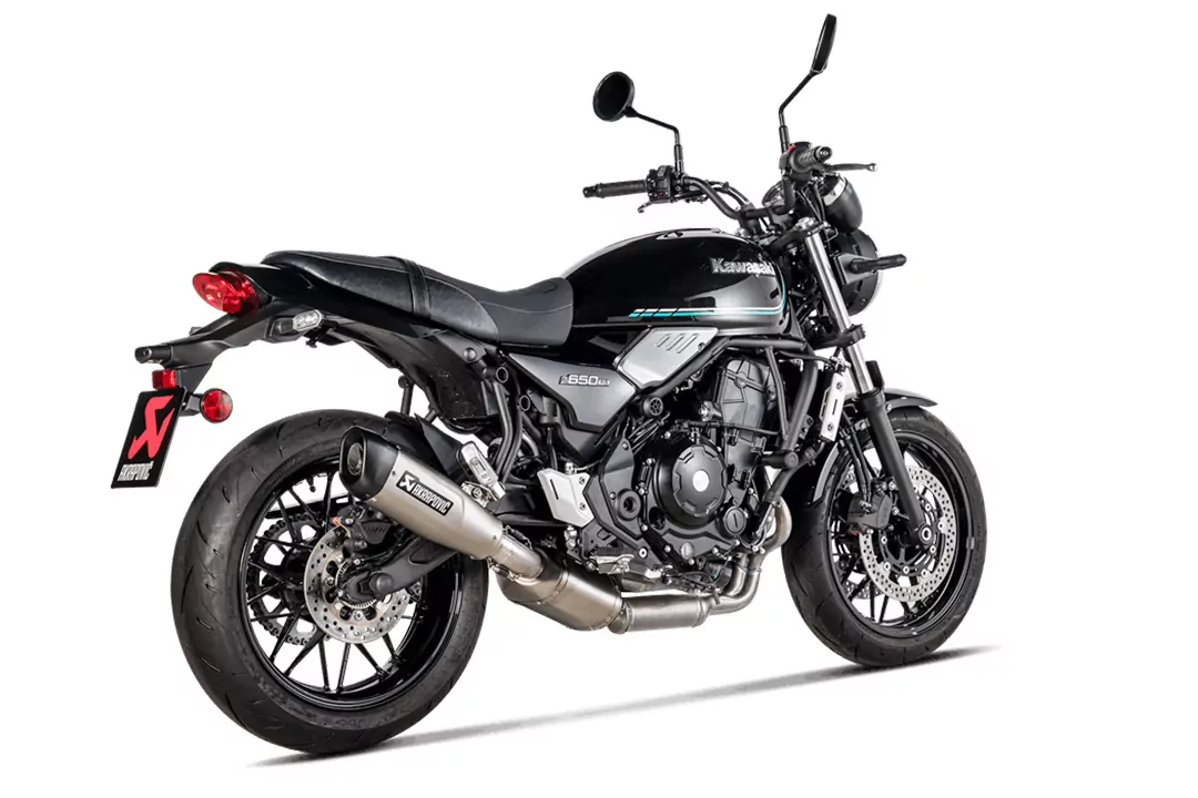 Akrapovic Slip-On Line (Titanium) Auspuff Kawasaki Z650RS ab Modelljahr 2022-