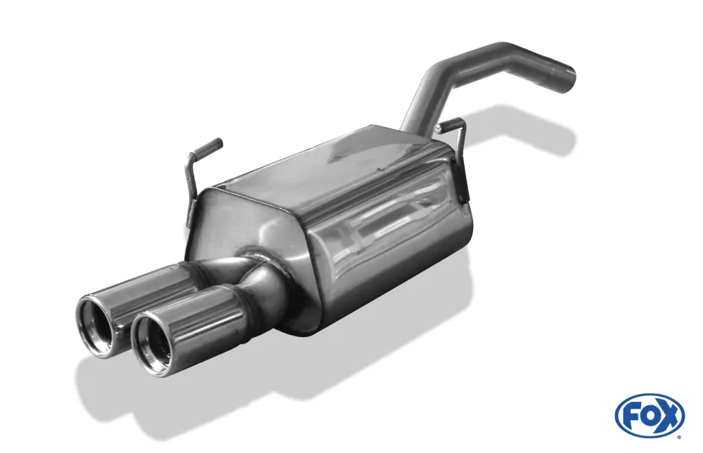 Citroen C8/ Peugeot 807  Endschalldämpfer - 2x80 Typ 13