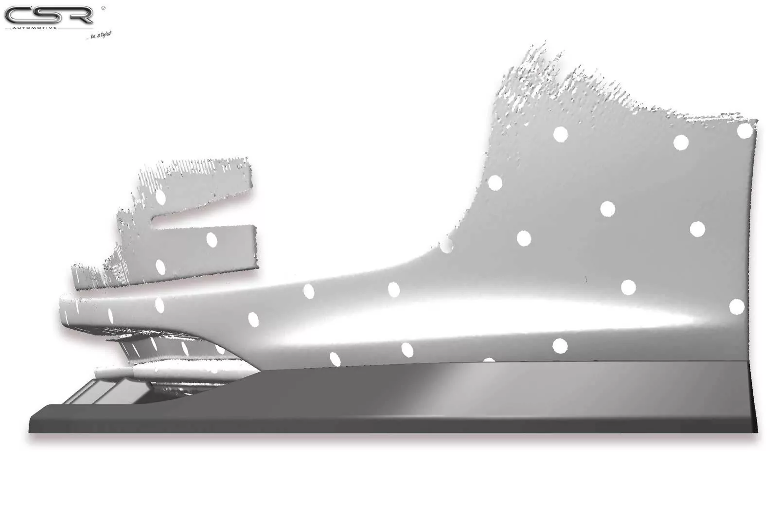 Cup-Spoilerlippe mit ABE für VW Golf 6 GTI Edition 35 CSL415-M Carbon Look (matt)