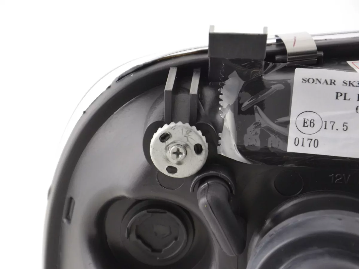 Scheinwerfer Set Daylight LED Tagfahrlicht VW Golf 3 Bj. 91-97 chrom für Rechtslenker