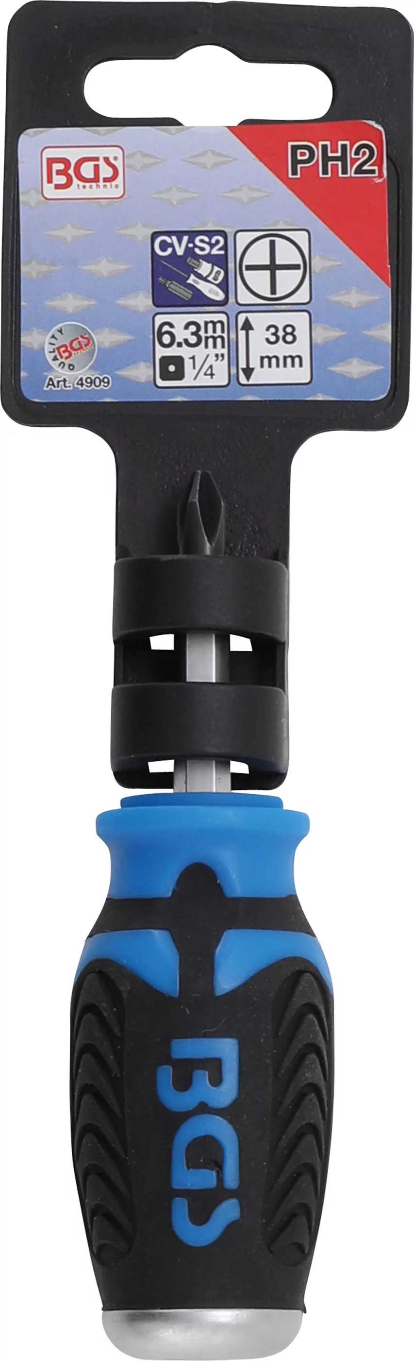 Schraubendreher | Kreuzschlitz PH2 | Klingenlänge 38 mm