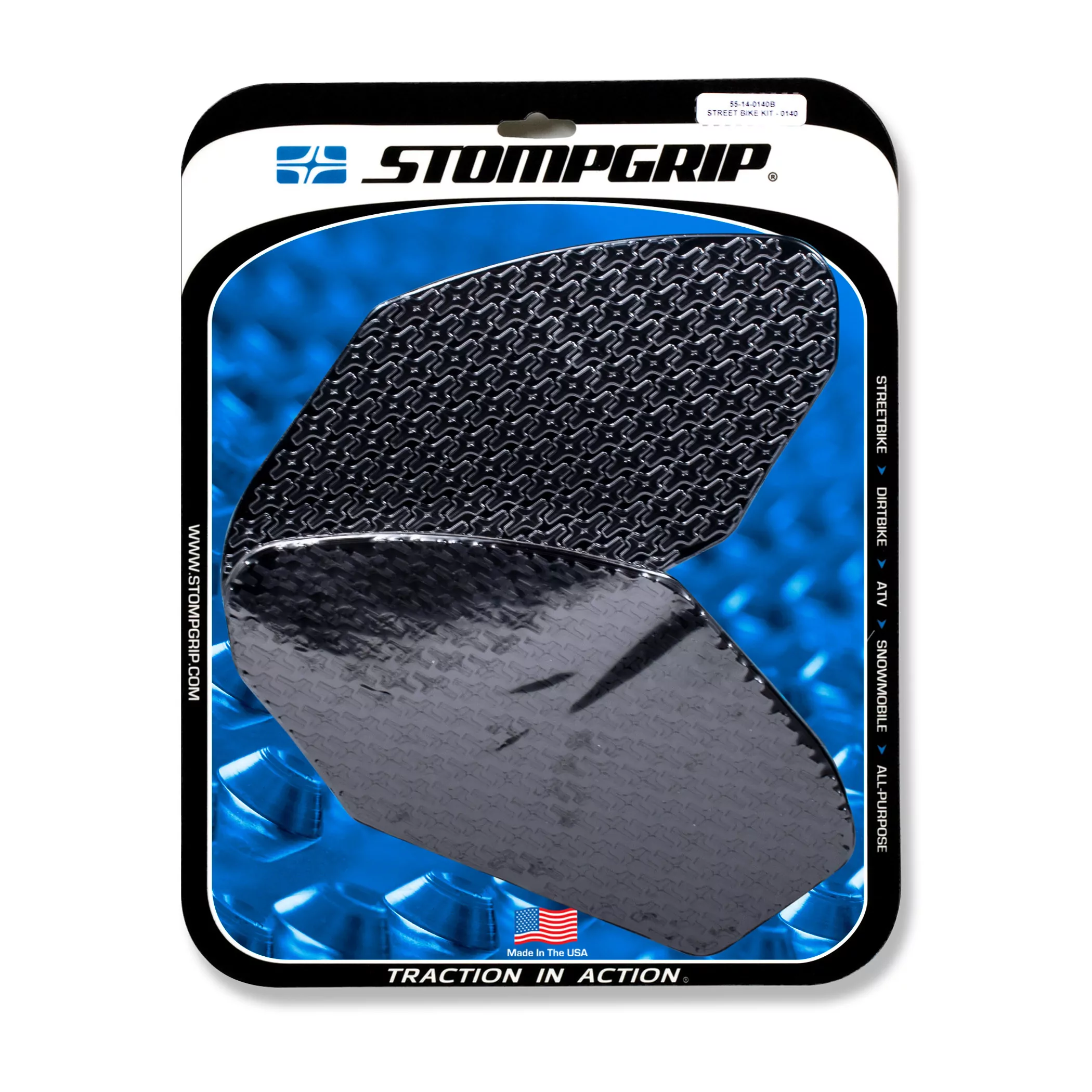Stompgrip Traction Pad Icon für Kawasaki Z400 19-22 Schwarz