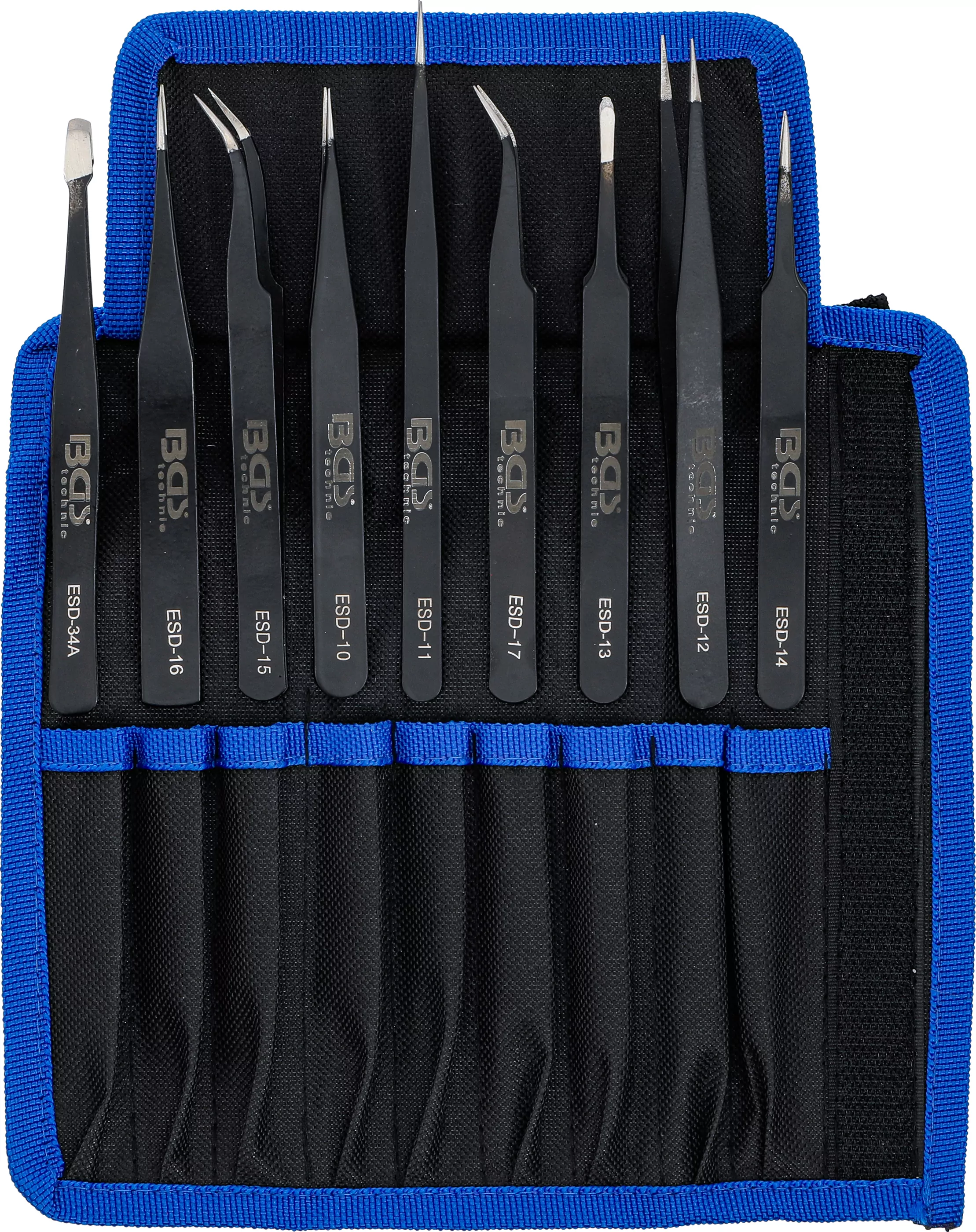 Edelstahl-Pinzetten-Satz | 9-tlg.