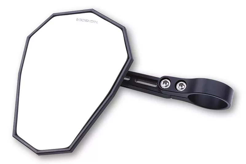 HIGHSIDER pro Lenkerendenspiegel Stealth-X5 Schwarz Kurz (1Stck.)