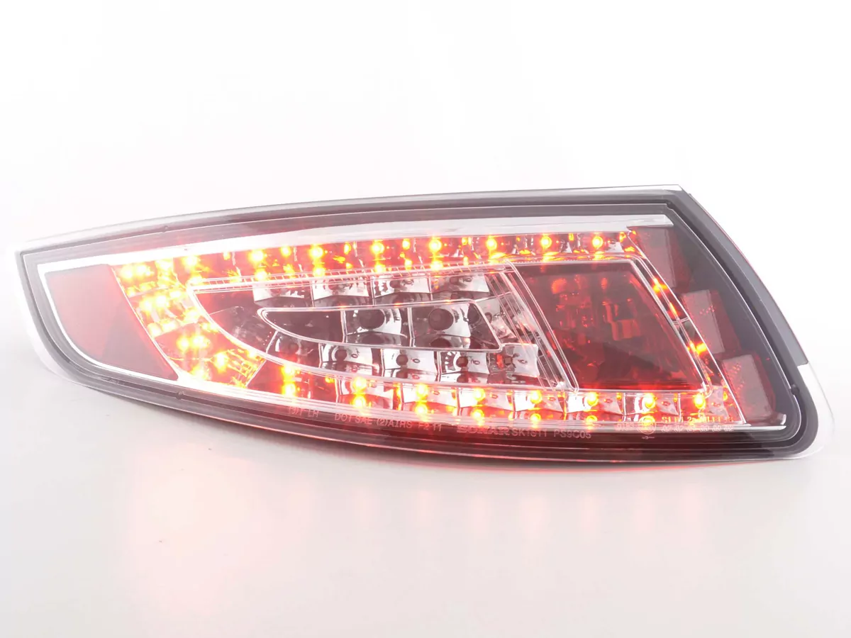 LED Rückleuchten Set Porsche 911 Typ 997 Bj. 05-09 chrom