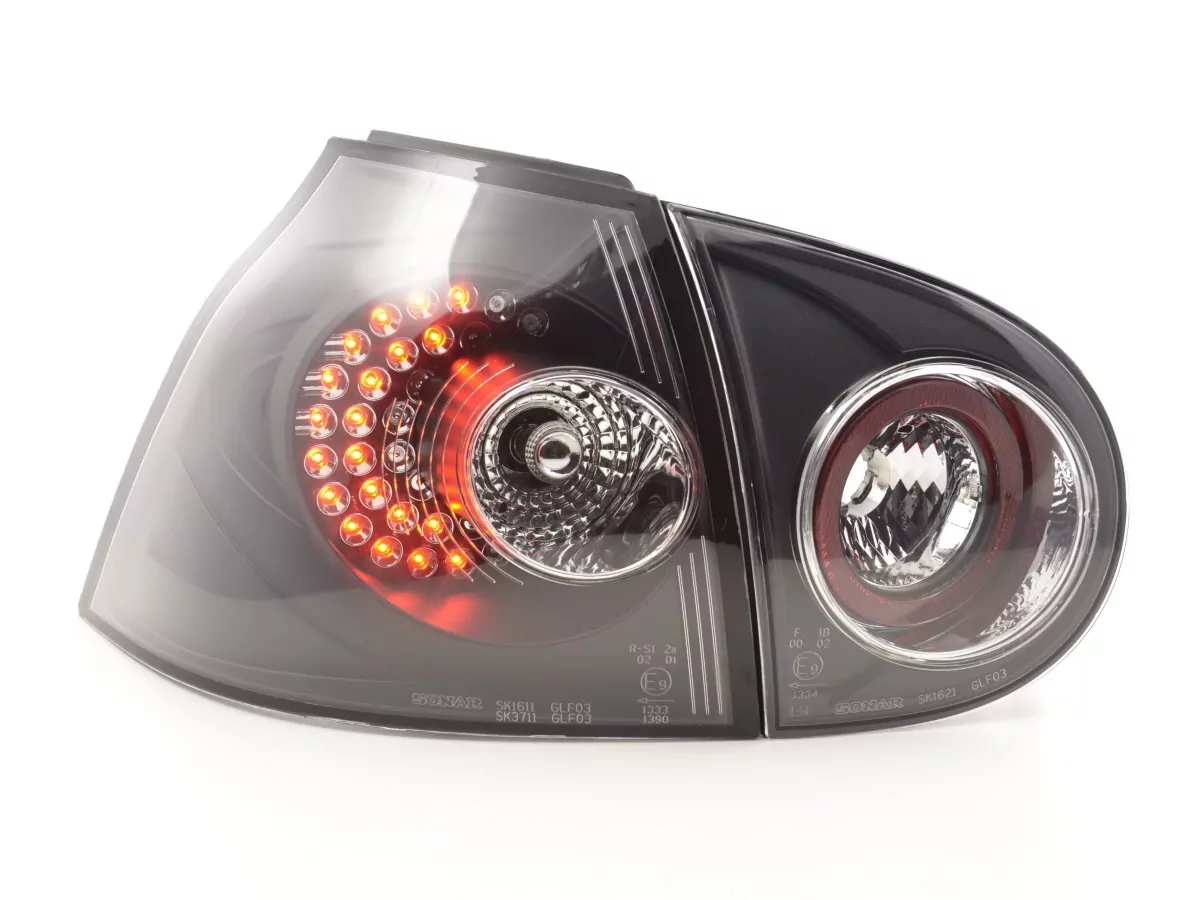 LED Rückleuchten Set VW Golf 5 Typ 1K Bj. 2003-2008 schwarz für Rechtslenker