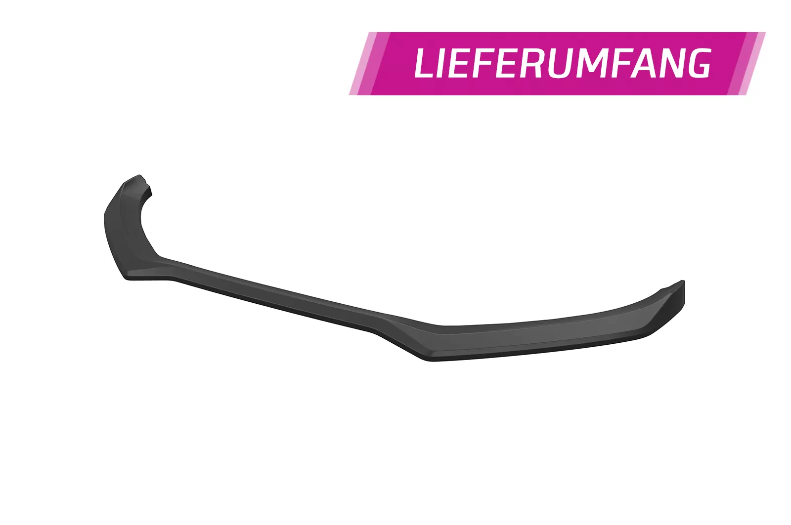 Cup-Spoilerlippe mit ABE für Audi A4 / S4 B8 (Typ 8K) CSL825 Schwarz Strukturiert