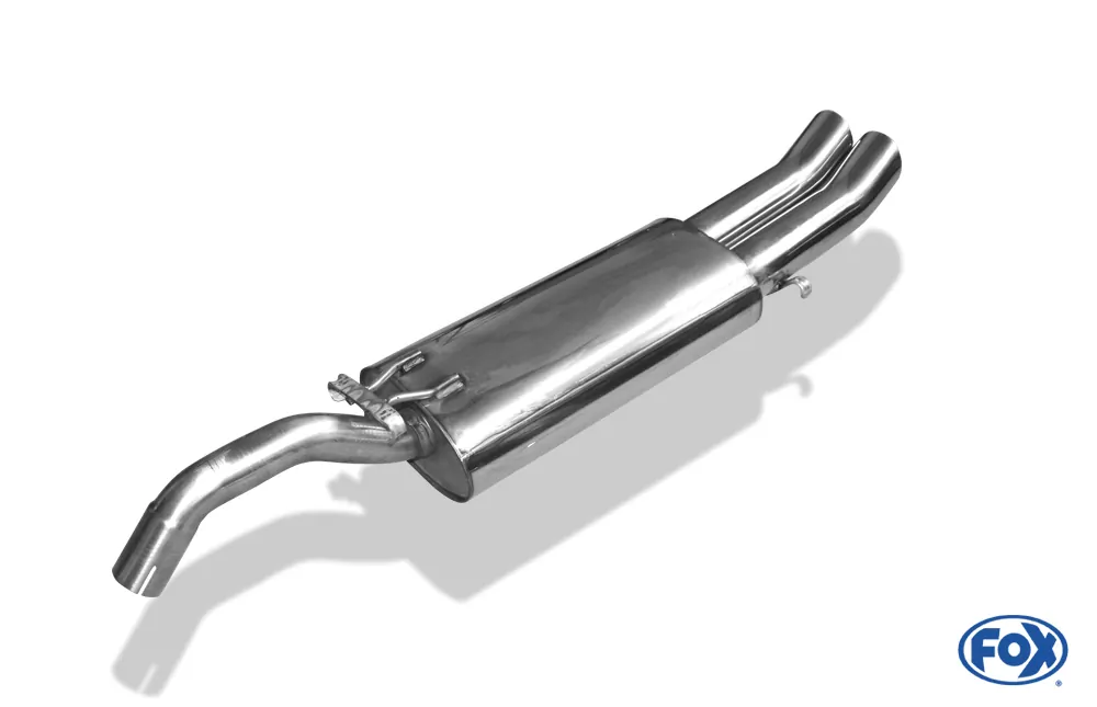 VW Golf II Typ 19E  Endschalldämpfer - 2x76 Typ 18