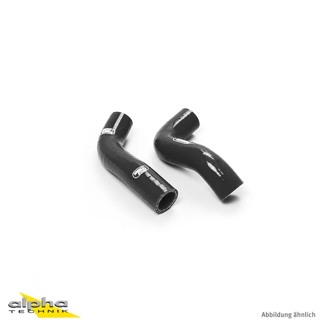 SAMCO SPORT Siliconschlauch Kit schwarz für Kawasaki ER6f ER6n Modelljahr 2005-2017