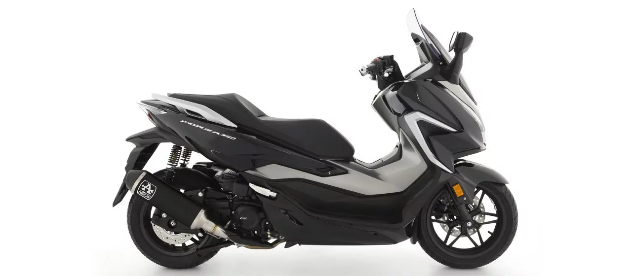 Arrow Urban Aluminium Schwarz Honda Forza 350 21-23