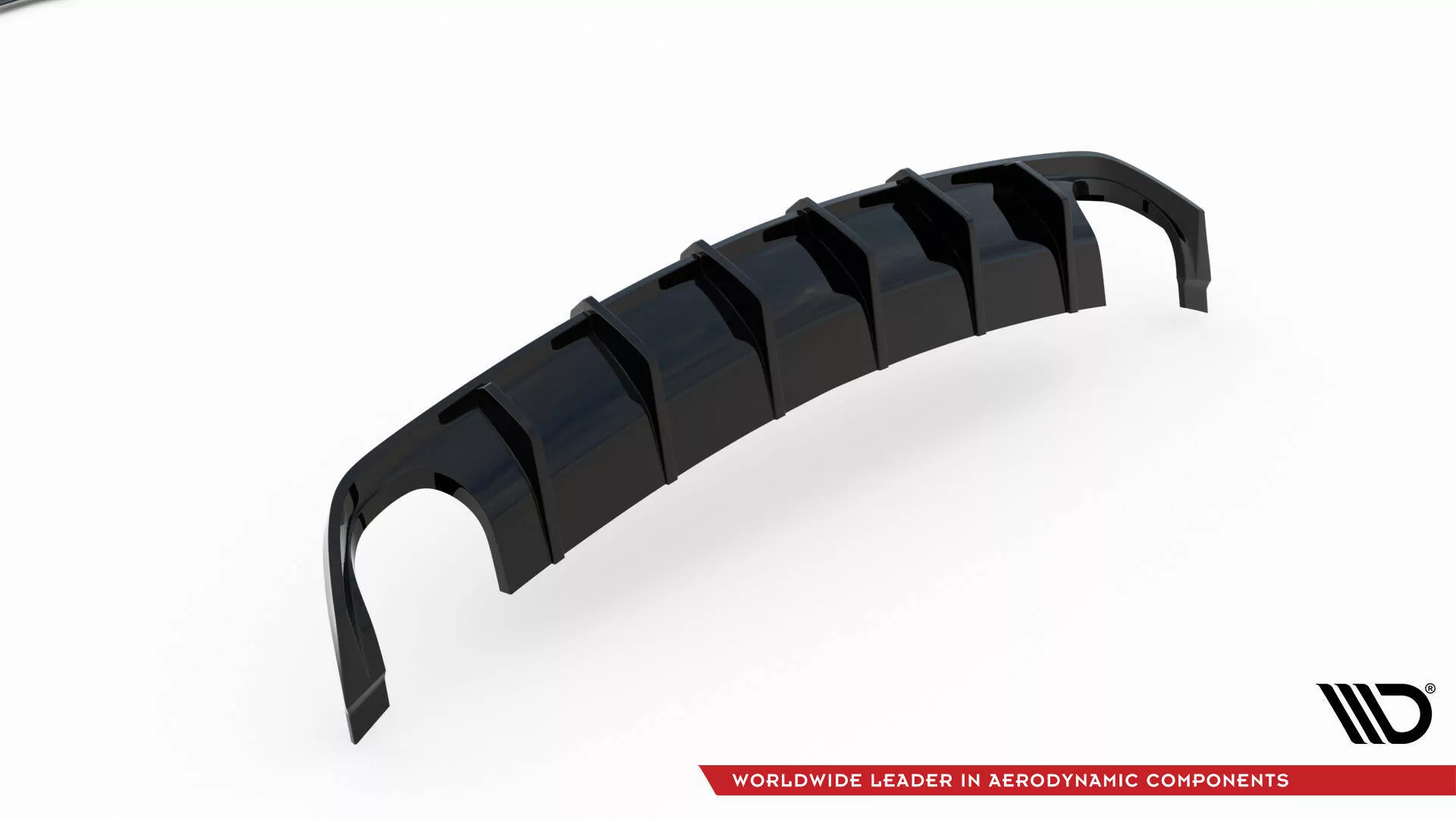 Diffusor Heck Ansatz V.1 Für Volkswagen Scirocco R Mk3 Schwarz Hochglanz