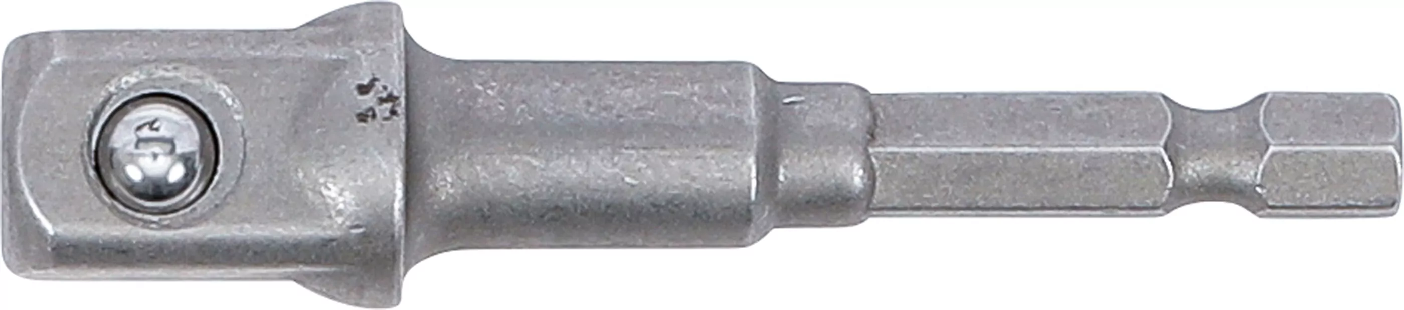 Adapter für Bohrmaschinen | Antrieb Außensechskant 6,3 mm (1/4") / Abtrieb Außenvierkant 12,5 mm (1/2")