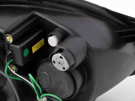 Scheinwerfer Set Daylight LED TFL-Optik Opel Corsa B Bj. 94-00 schwarz