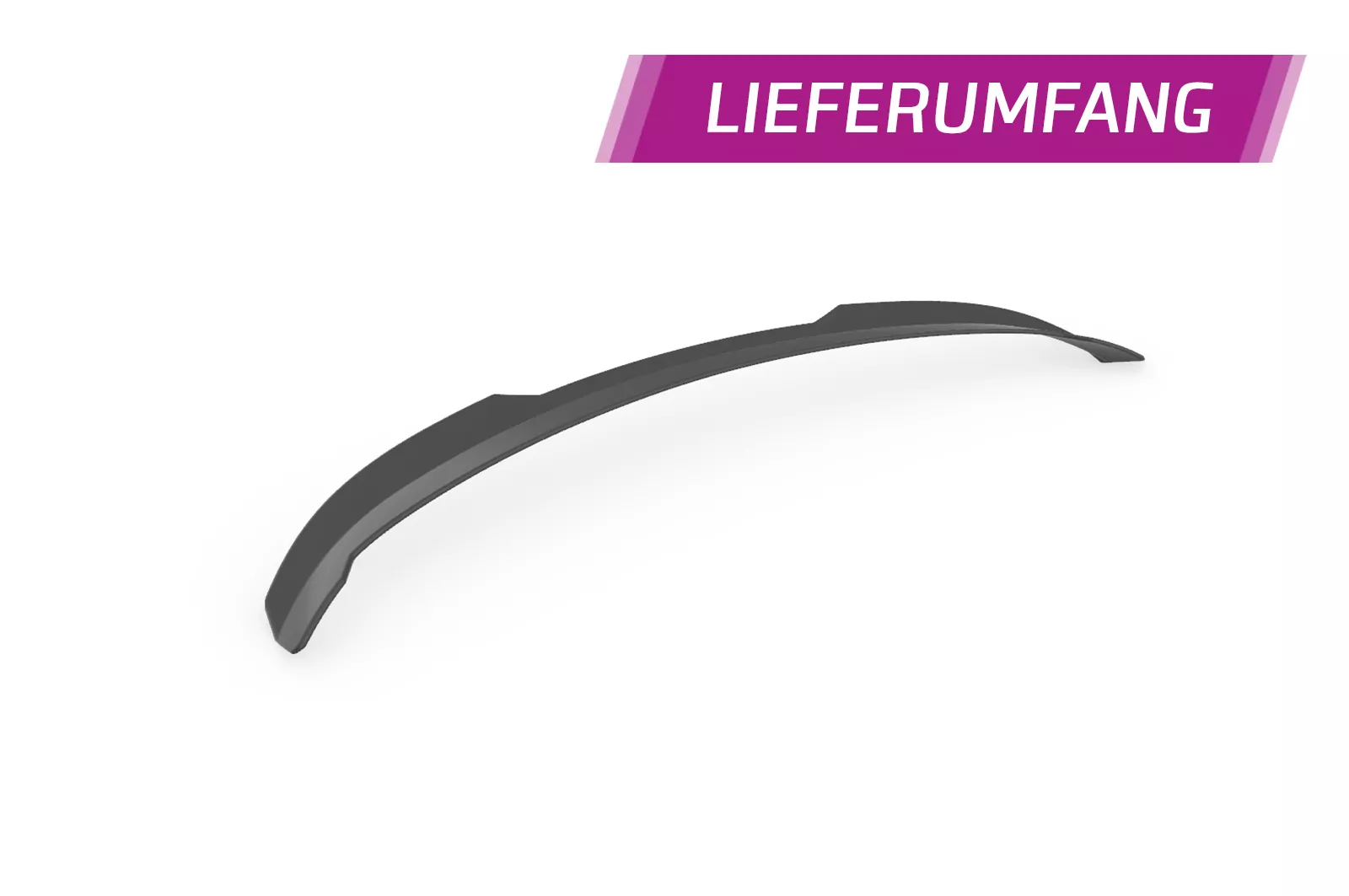 Heckflügel mit ABE für Hyundai Veloster MK1 Turbo HF967 Schwarz Strukturiert