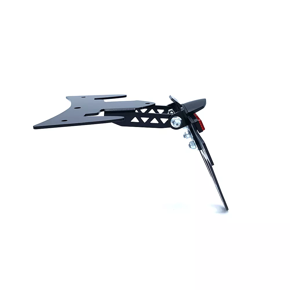 alpha Technik Kennzeichenhalter für Kawasaki ZZR1400; TYP ZXT40H; Modelljahr 2016-