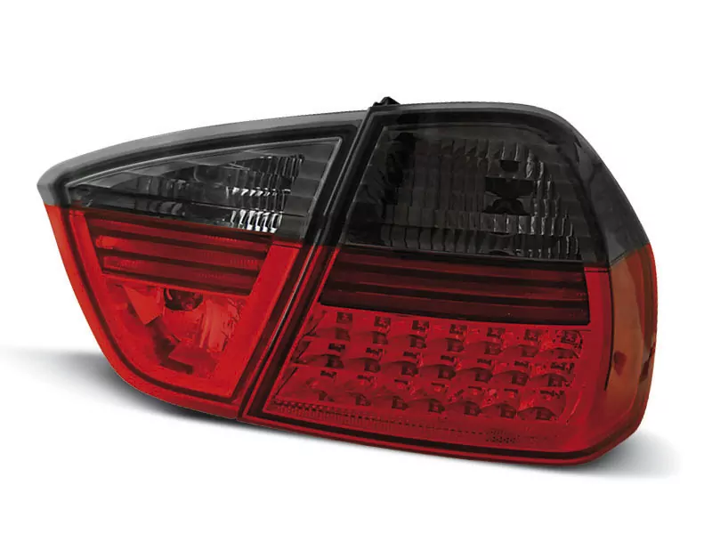Led Tail Lights Red Smoke Fits Bmw E90 03.05-08.08