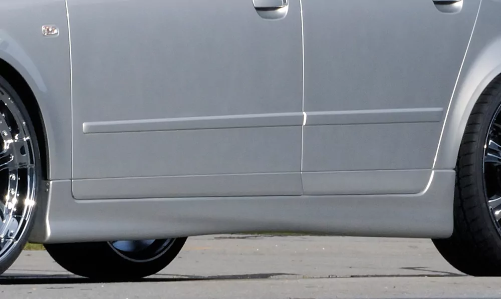 Rieger Seitenschweller für Audi A4 (8E) Typ B6 - Lim. 11.00-10.04 carbon optik