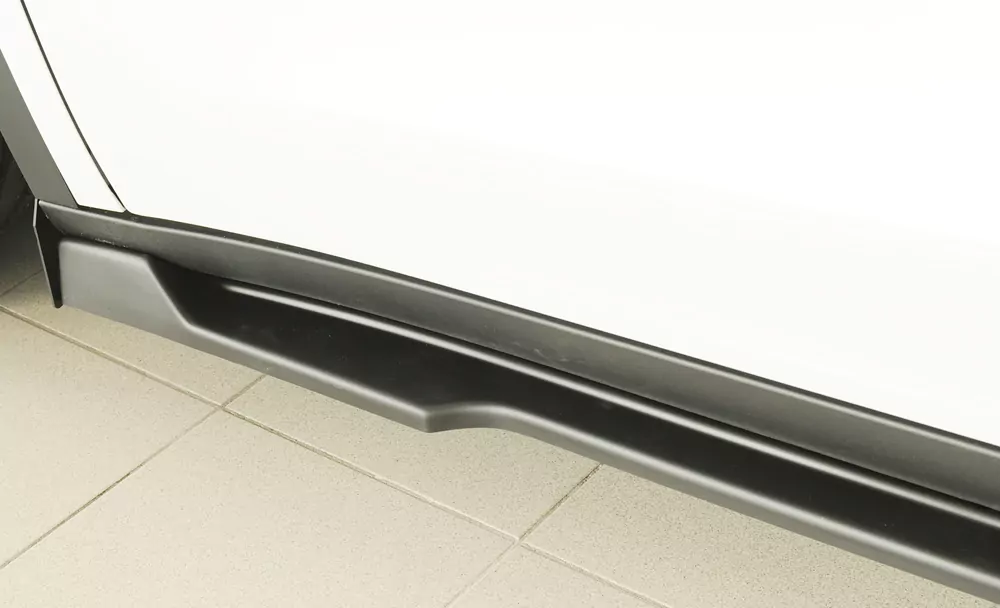 Rieger Seitenschweller links ansatz matt schwarz für Tesla Model Y  (003)  03.20-