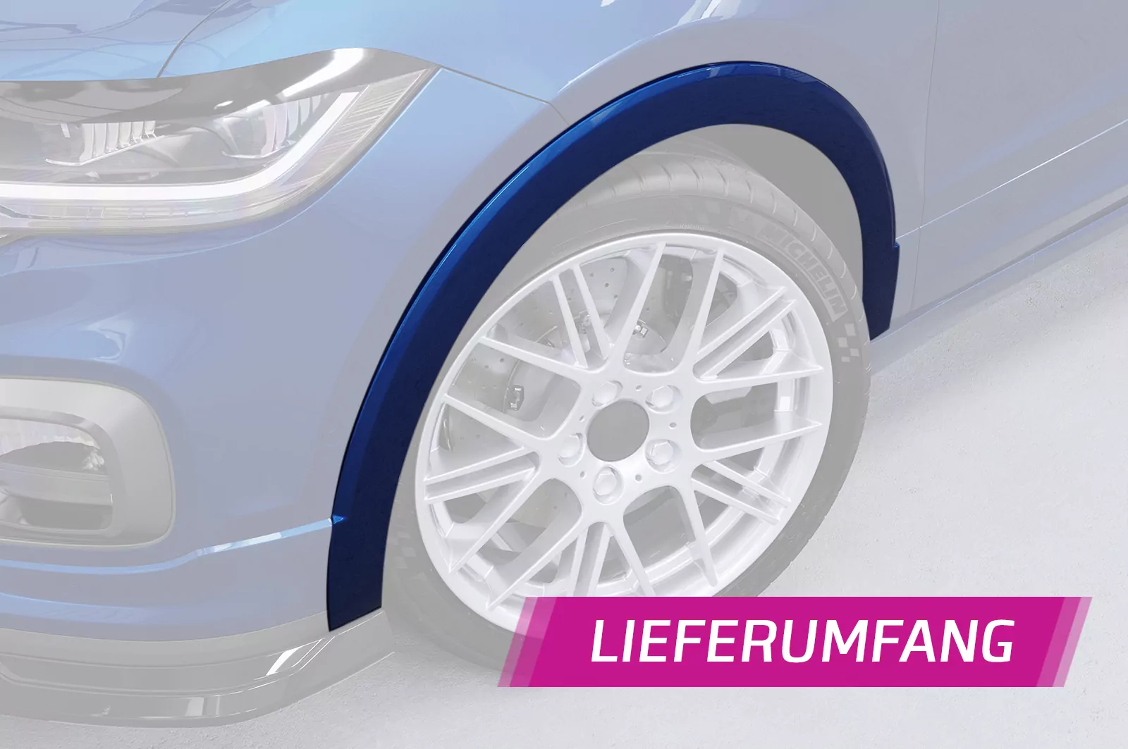 Kotflügelverbreiterung hinten für VW T-Cross C1 VB024