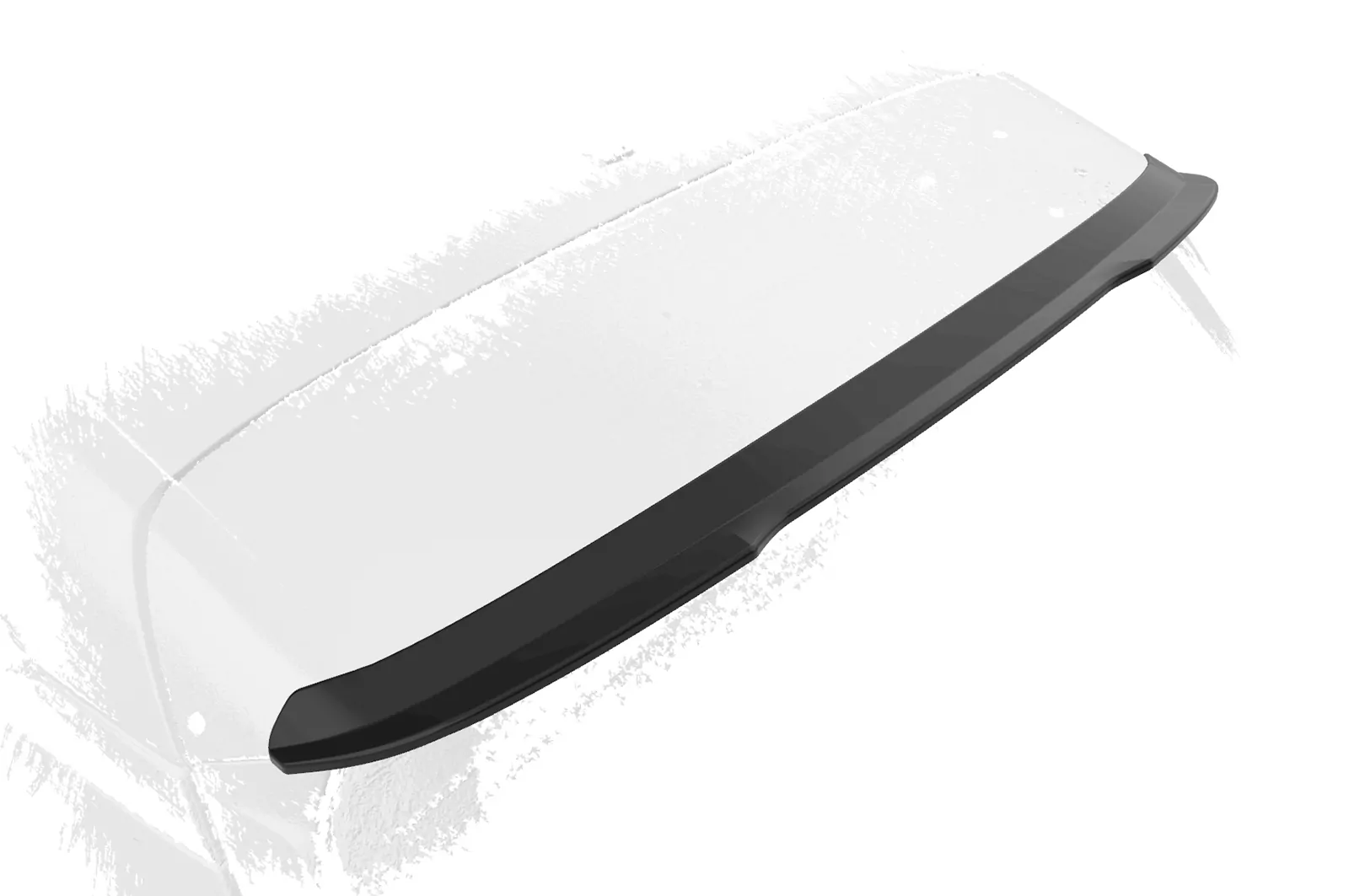 Heckflügel mit ABE für Renault Captur II HF904 Schwarz Strukturiert