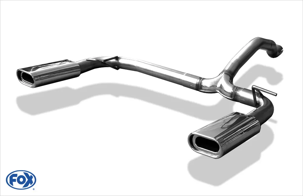 Mercedes M-Klasse W163  Endrohrsystem rechts/links für original Endschalldämpfer - 135x80 Typ 53 rechts/links