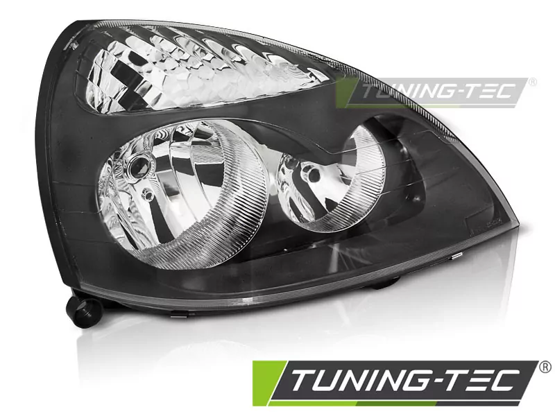 Headlights Black Right Side Tyc Fits Renault Clio Ii 06.01-09.05