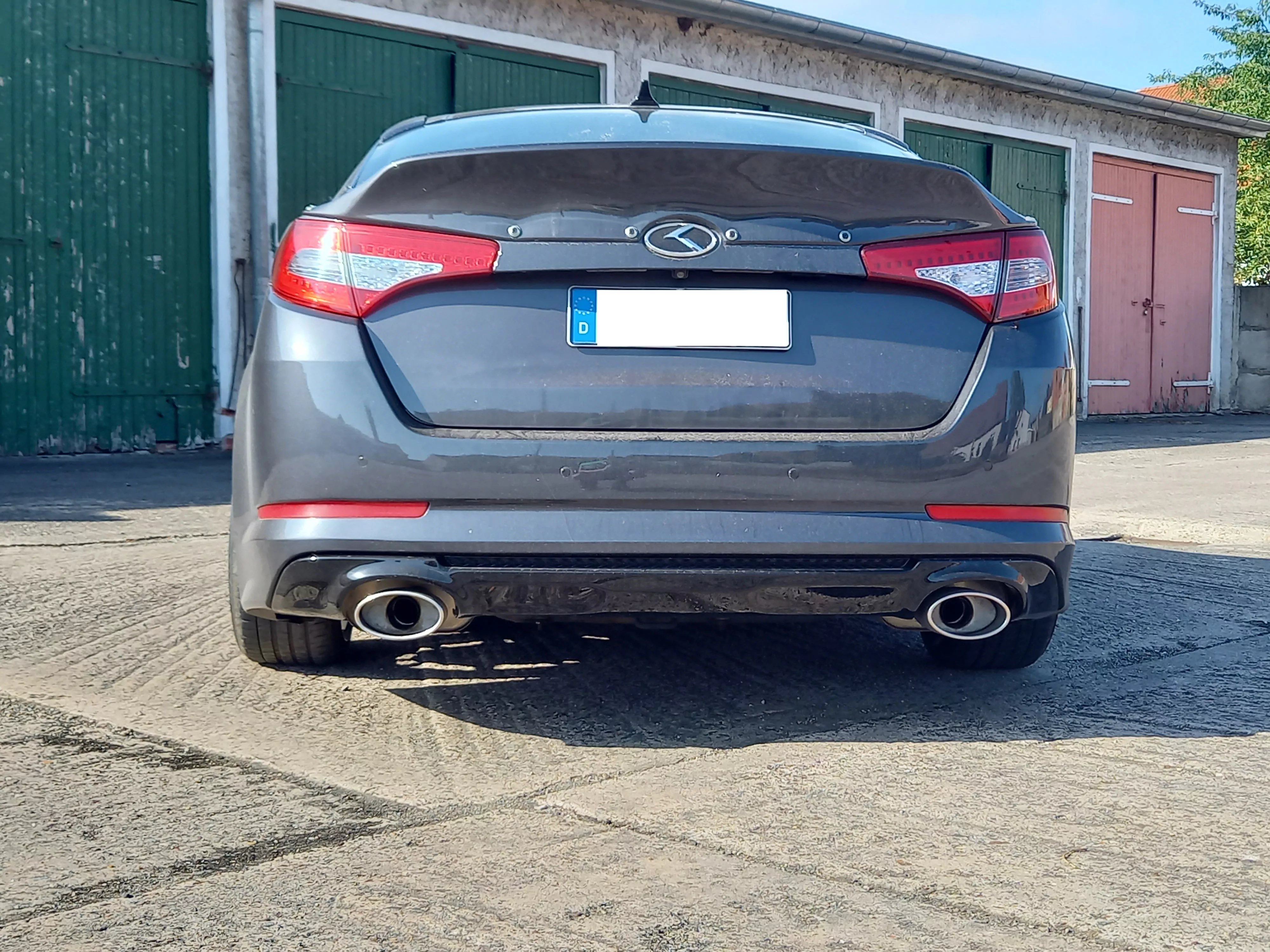 Kia Optima TF  Endschalldämpfer rechts/links - 160x90 Typ 38 rechts/links