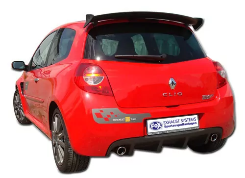 Renault Clio III B Sport  Endschalldämpfer quer Ausgang rechts/links - 1x76 Typ 17 rechts/links