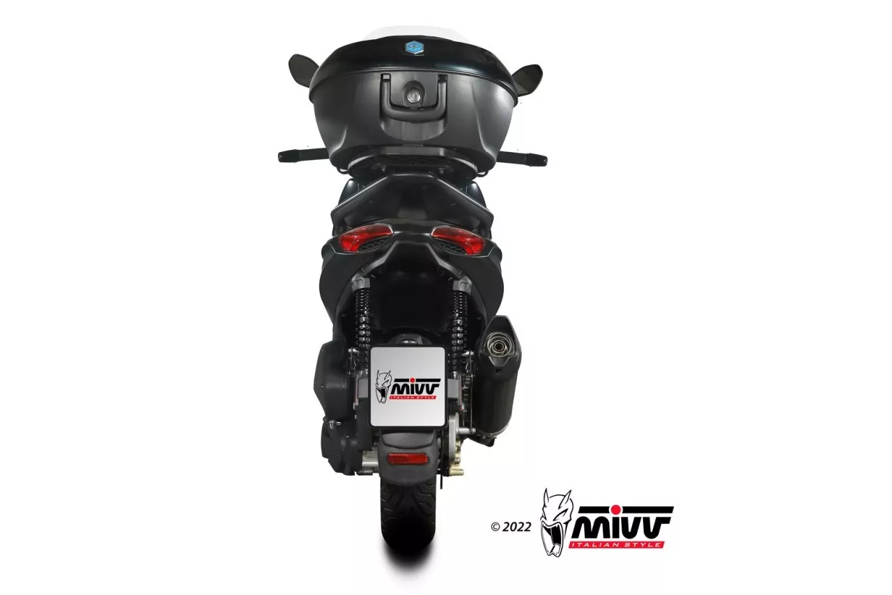 MIVV MOVER Edelstahl Schwarz PIAGGIO Beverly 300 21-22