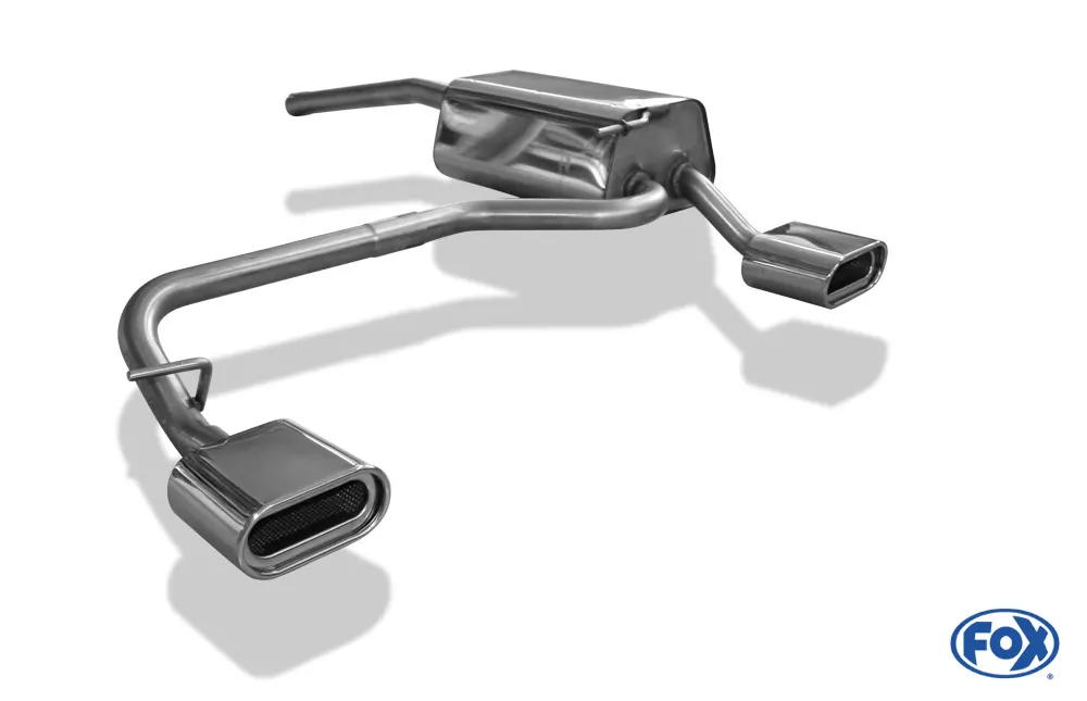 VW Caddy III  Endschalldämpfer Ausgang rechts/links - 160x80 Typ 53 rechts/links