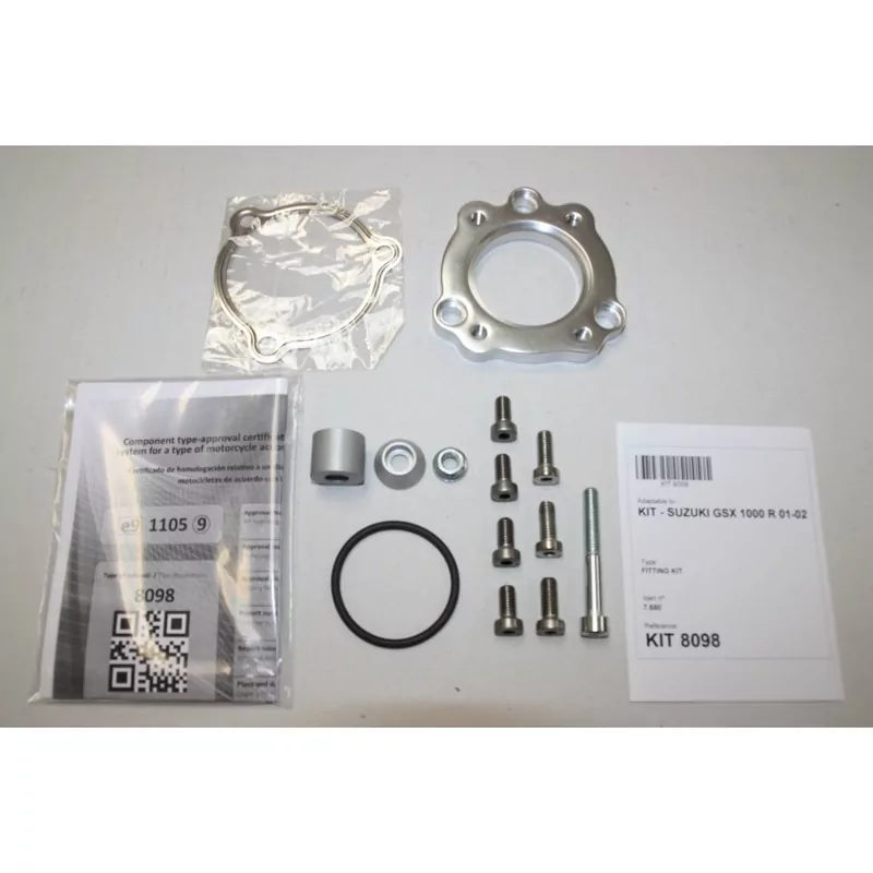 IXIL Hexoval Xtrem Silencer Stainless Steel / Aluminium Black - Suzuki GSX1000R - OS8098VSE