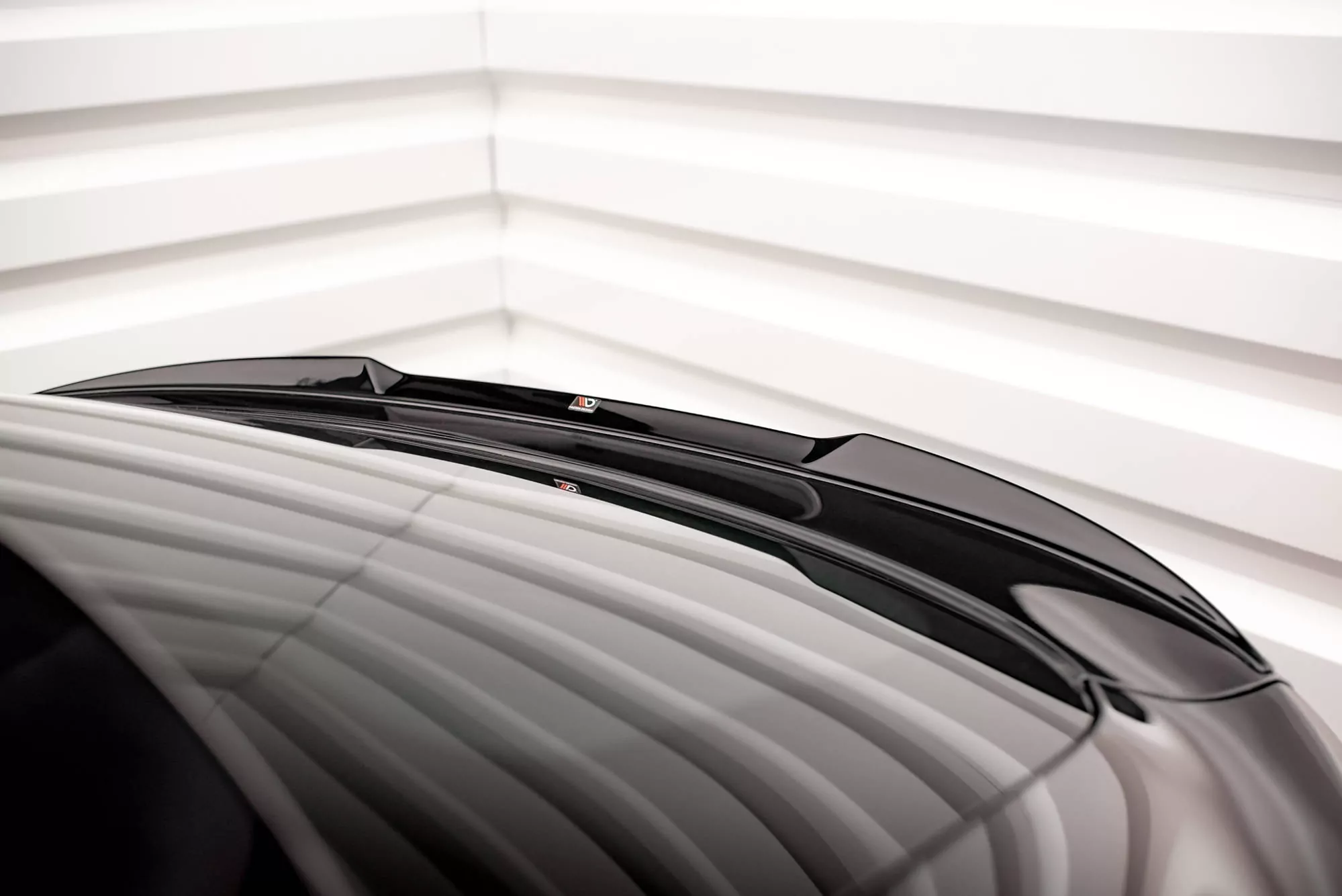 Spoiler CAP Für 3D V.1 BMW X6 F16 M-Paket / X6 M F86 Schwarz Hochglanz