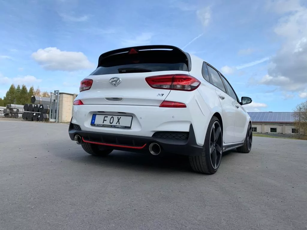 Hyundai i30N Performance + Fastback  Endrohre passend auf den originalen Endschalldämpfer - 1x114 Typ 25 rechts/links