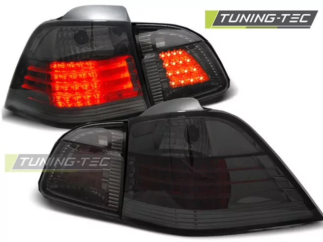 Led Tail Lights Smoke Fits Bmw E61 04-03.07