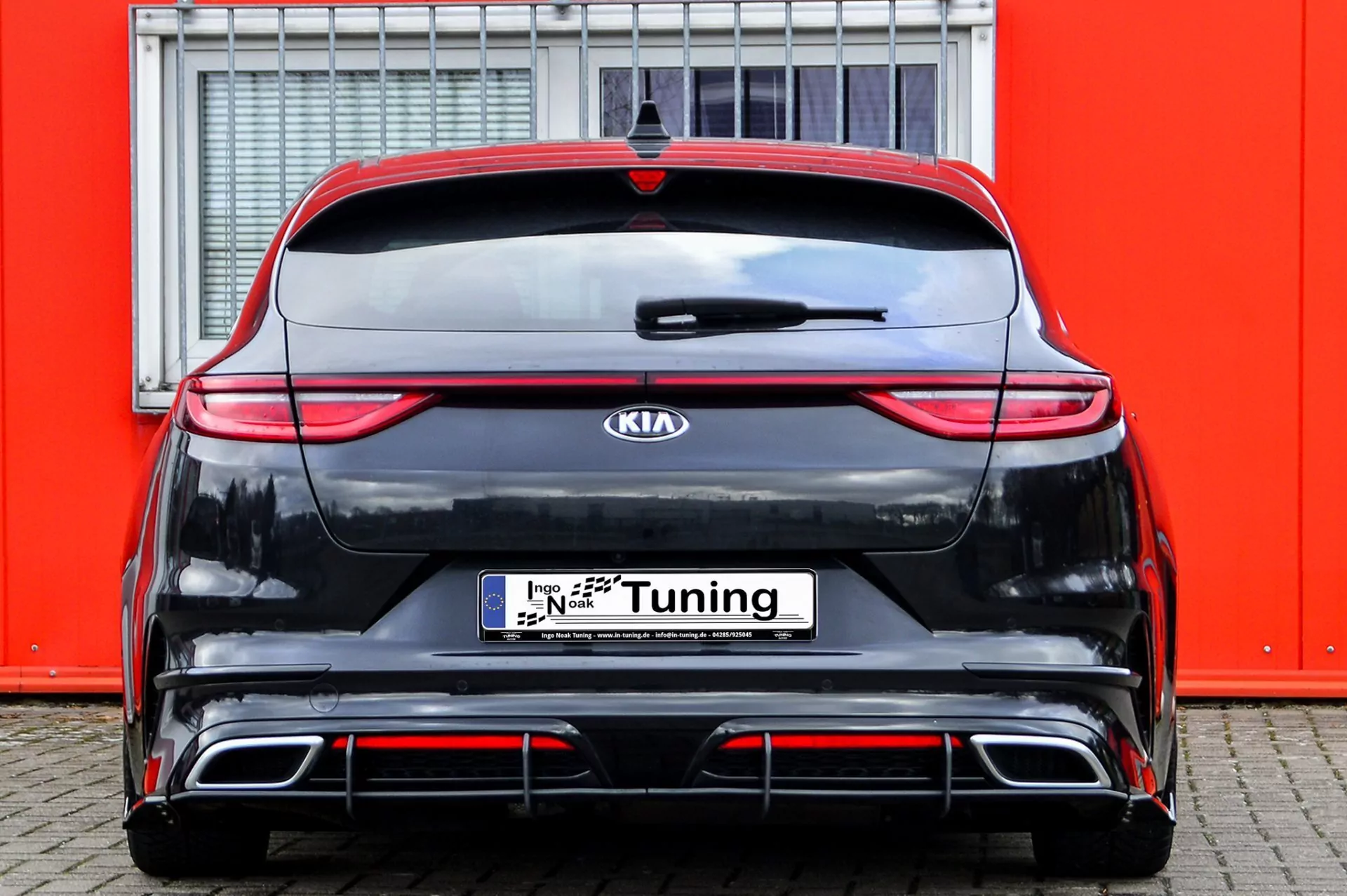 Heckdiffusor Diffusor + Seitenteilen für Kia Pro Ceed GT-Line